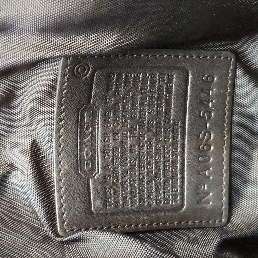 Coach Y2K Leather Waist Fanny Pack-Belt Bag No. 5446 EUC - Picture 10 of 11